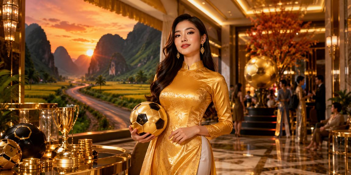 Người phụ nữ mặc áo dài xem trận bóng đá và đặt cược trực tuyến tại Ninh Bình