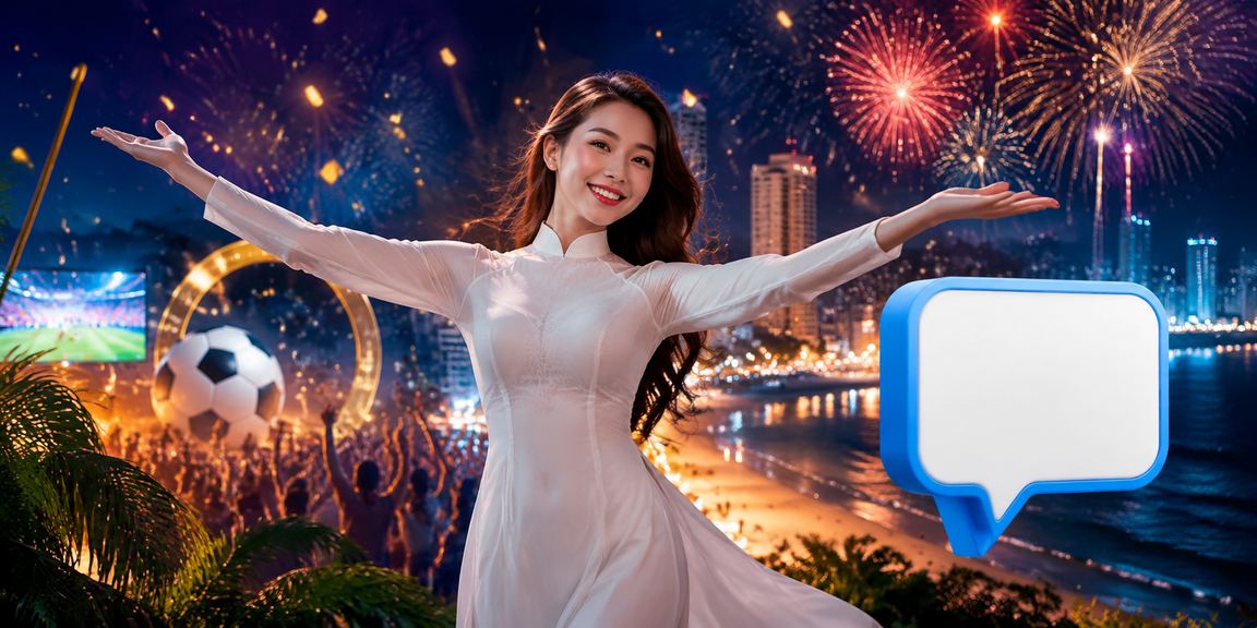 Người phụ nữ mặc áo dài xem kết quả cá cược thể thao tại Quy Nhơn